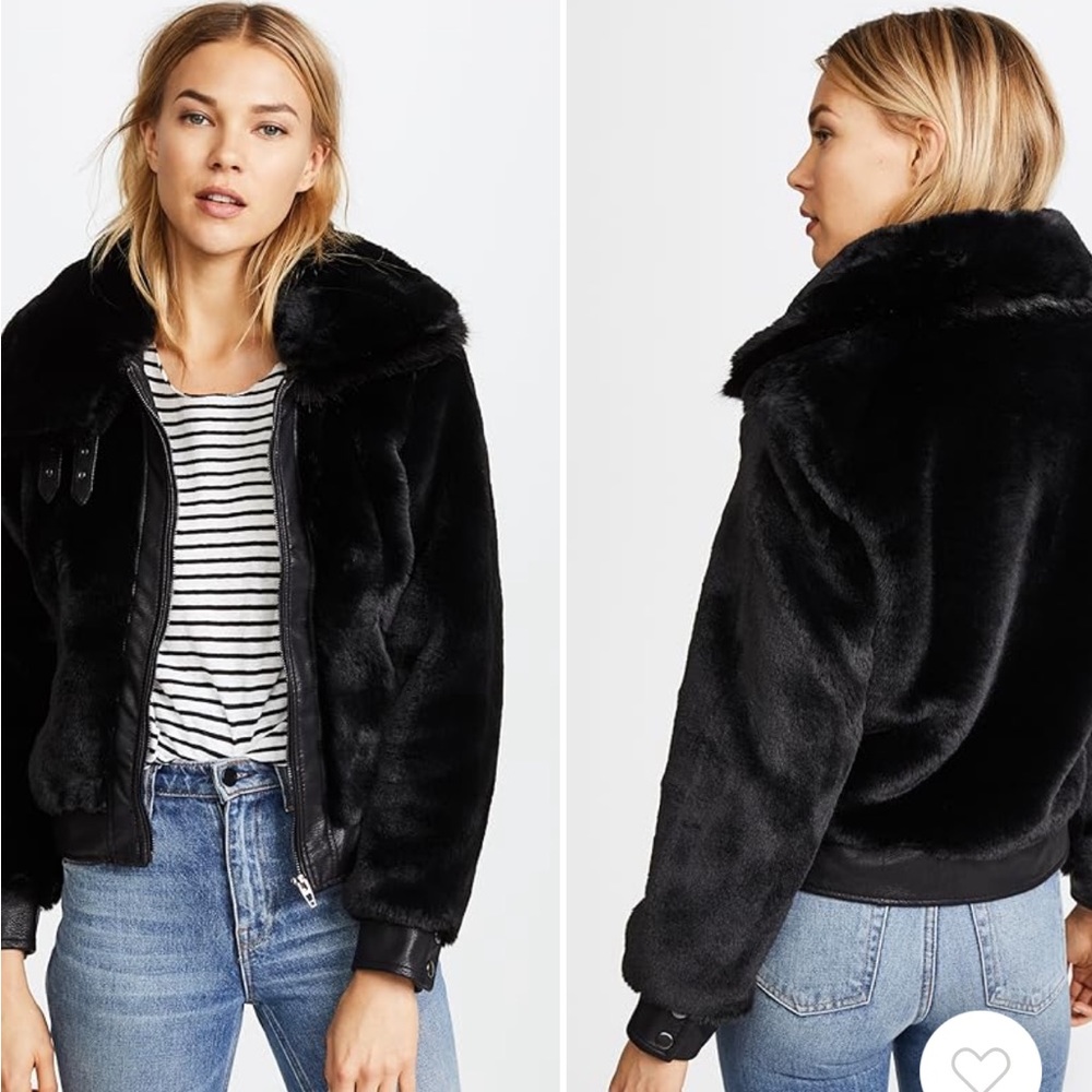 NEW‼️REVOLVE / BLANKNYC - Black Noise Coat (Size M) - Picture 7 of 11